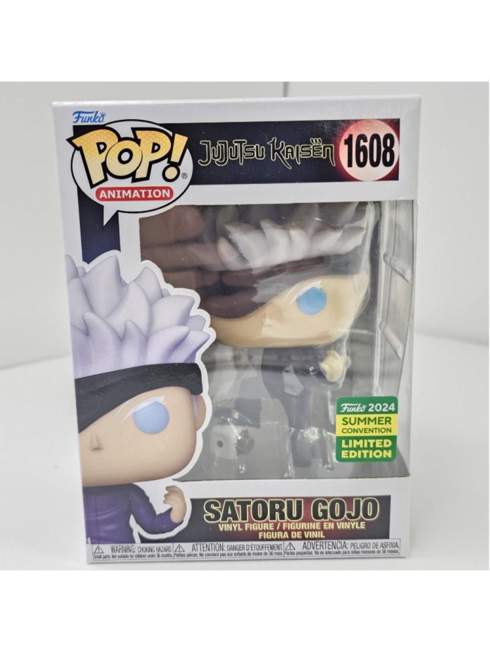 Funko Pop! Vinyl: Jujutsu Kaisen - Satoru Gojo-Comic Con Funko #1608